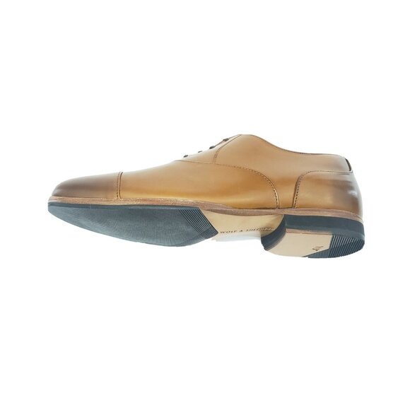 Wolf & Shepherd Closer Oxford Cap Toe Brown 9717 Leather Dress Shoes Mens US 7 P main image 8